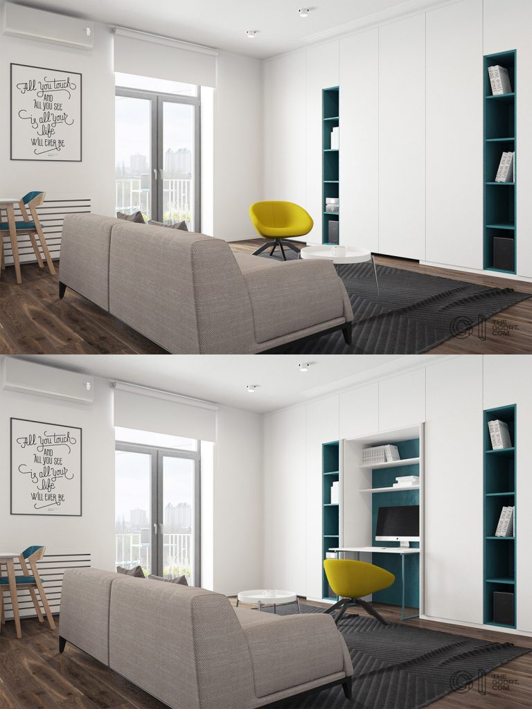 minimal Λευκό σαλόνι