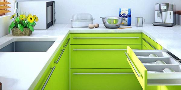 Κουζίνα με χρώμα