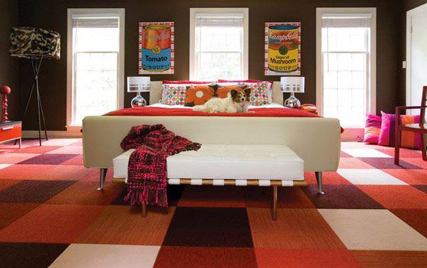 Ρετρό διακόσμηση υπνοδωματίου