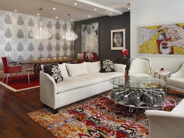 Πολύχρωμο σαλόνι