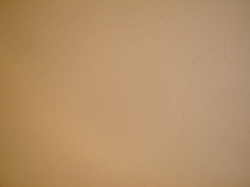 Ζωγραφιά στον τοίχο του παιδικού δωματίου