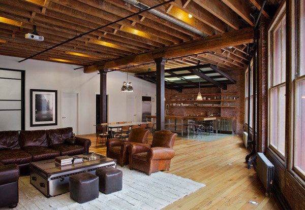 Loft με βιομηχανικό στυλ