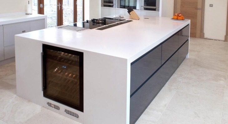 Πάγκος κουζίνας από Corian