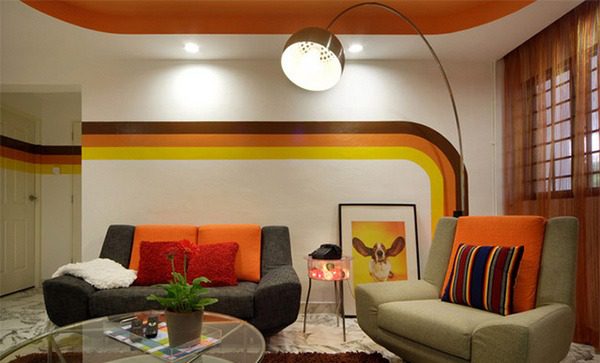 λωρίδες στους τοίχους