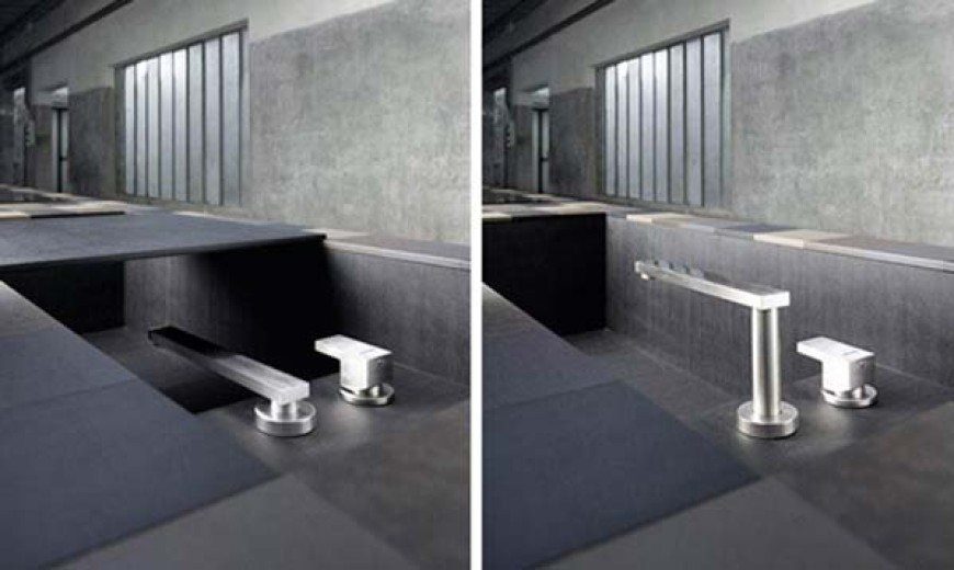 Μοντέρνα κουζίνα από ανακυκλώσιμα υλικά